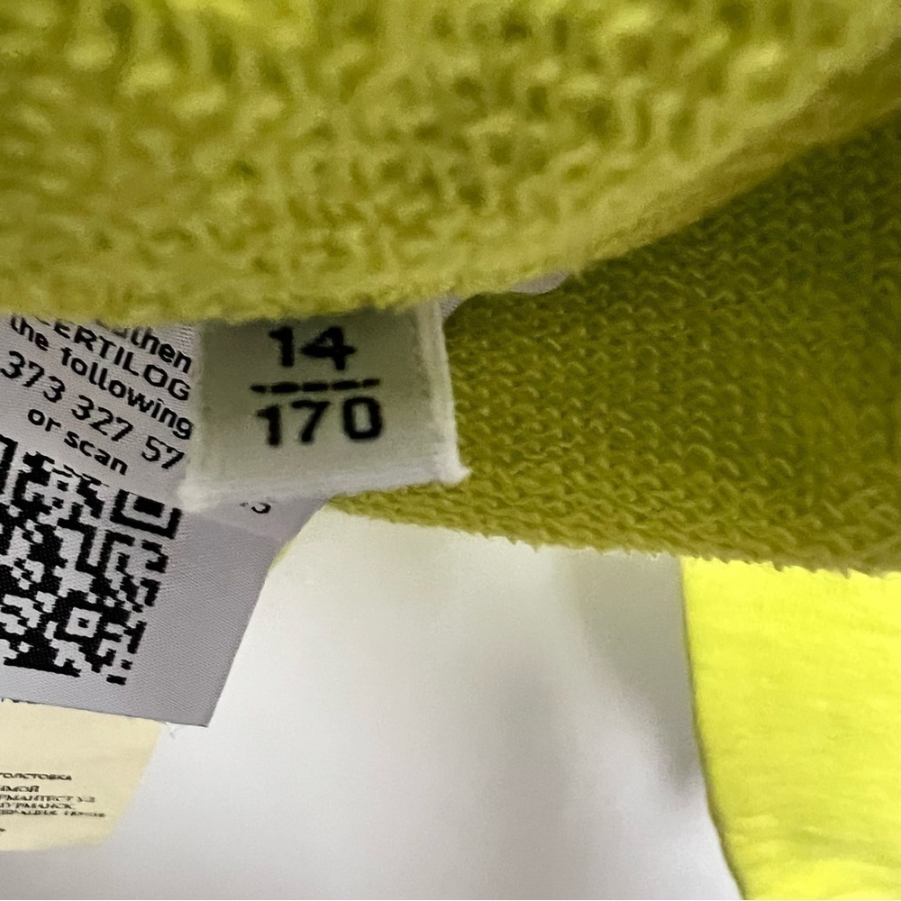 Stone Island Junior Lime Green Sweatshirt Junior 14 - Picture 12 of 14